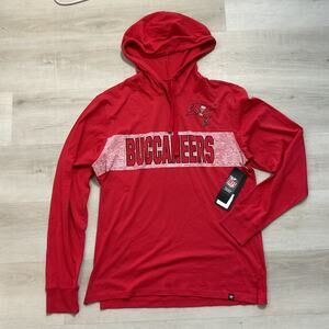 47 NFL Official Tampa Bay Buccaneers Pullover Hoodie New with Tag Medium 005502